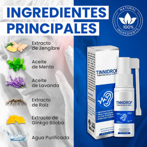 TINNIDROP Gotas Naturales – Apoyo para el Bienestar Auditivo