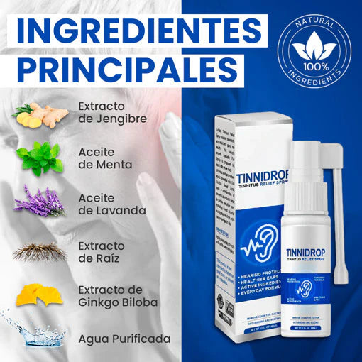 TINNIDROP Gotas Naturales – Apoyo para el Bienestar Auditivo